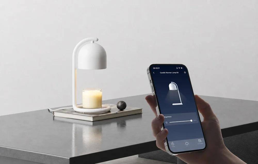 SwitchBot Candle Warmer Lamp, Duftkerzen-Erwärmer, Matter, WLAN, schwarz