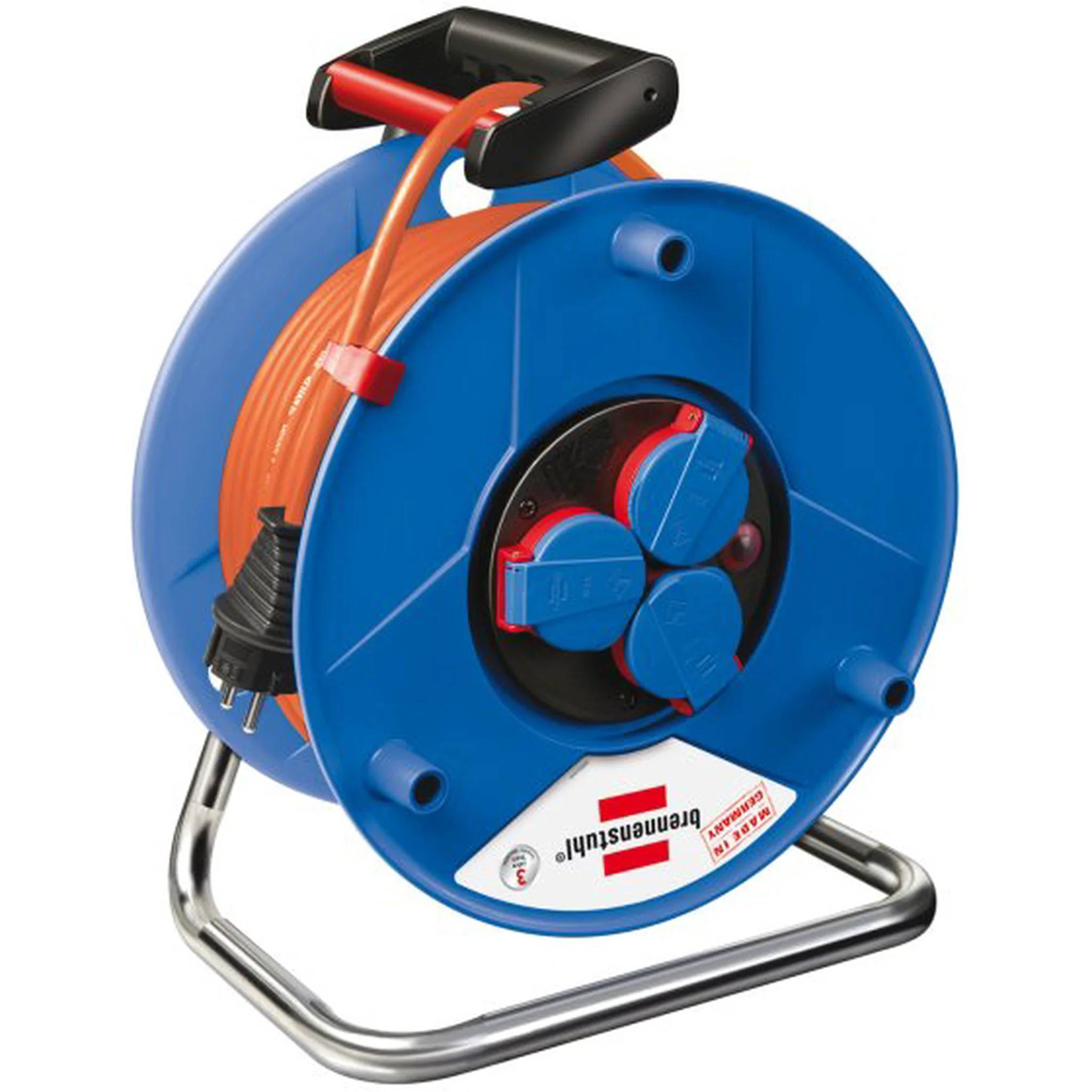 Brennenstuhl Garant ST 290, IP44, Industrie/Baustellen-Kabeltrommel, Rolle mit 50m, 1 Stk.