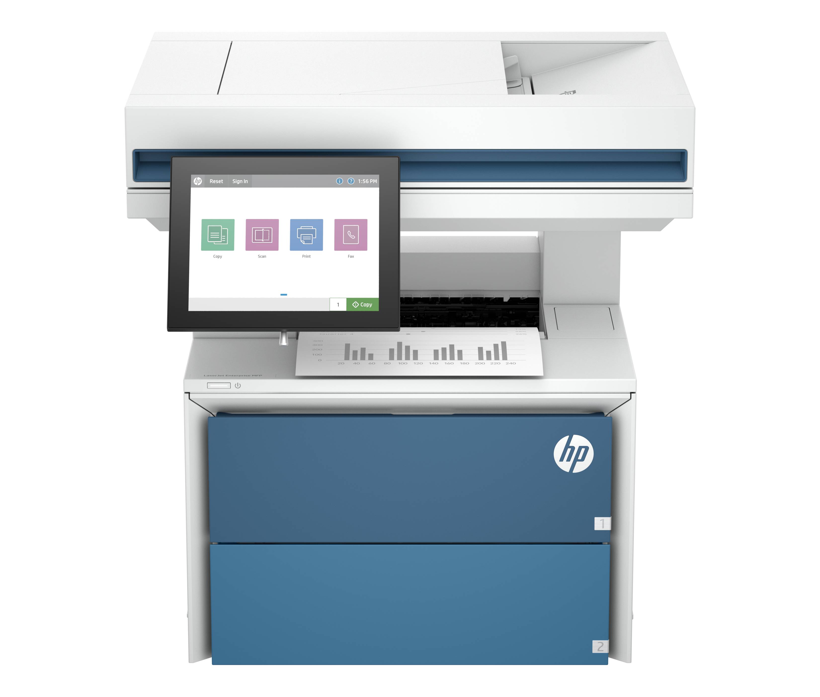 HP 675S3A#B19, Laser, 1200 x 1200 DPI, A4, 50 Seiten pro Minute, Doppelseitiger Druck