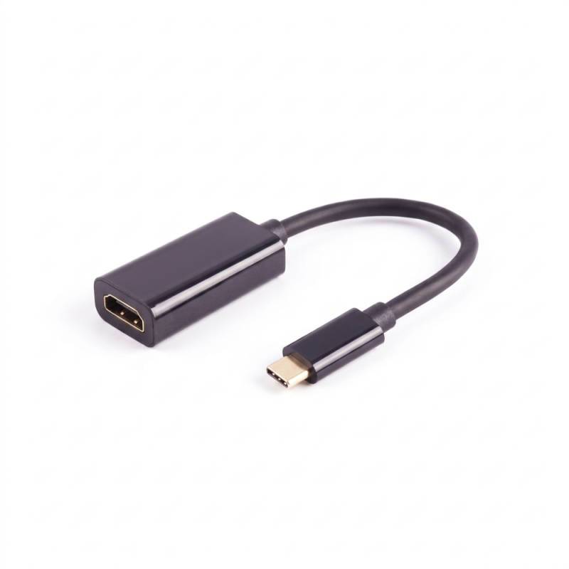 USB-C Adapter, HDMI-A Buchse, 8K60Hz, schwarz