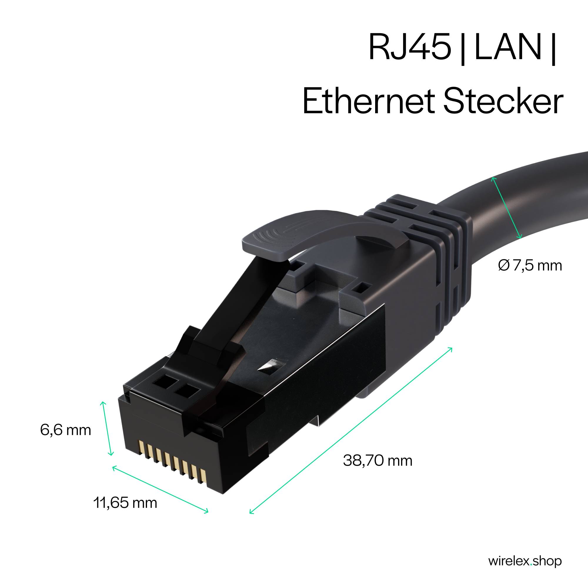 Netzwerkkabel RJ45 Cat. 6A Armored (Trittfest), U/FTP, grau 25,00m