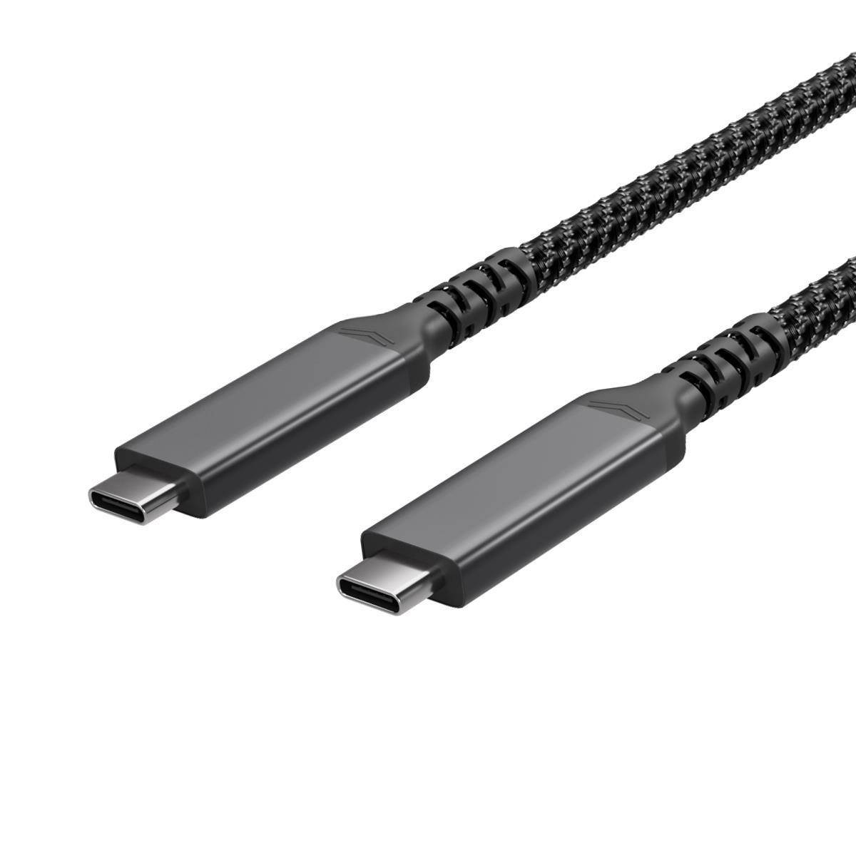 Flexline®-USB-C Ladekabel, 3.2, 100W PD, Textil, 1m