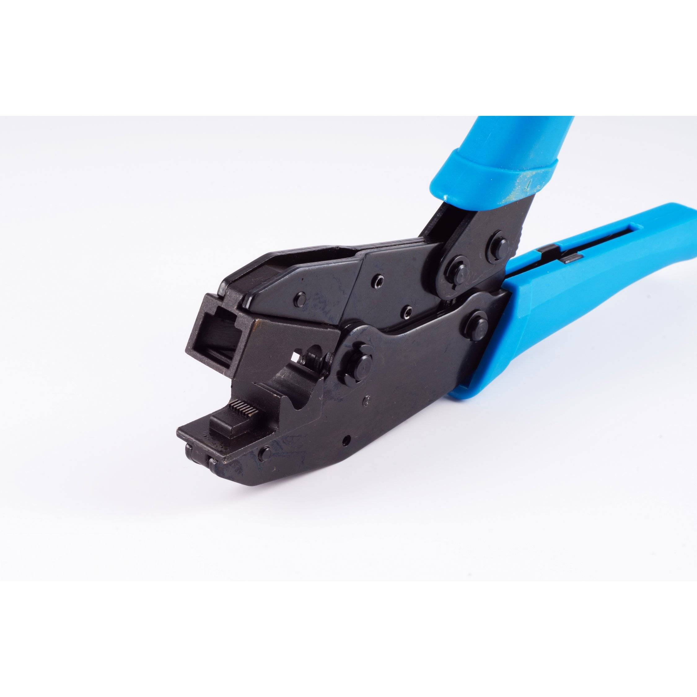 Crimpzange für RJ45 Modularstecker, Interlock