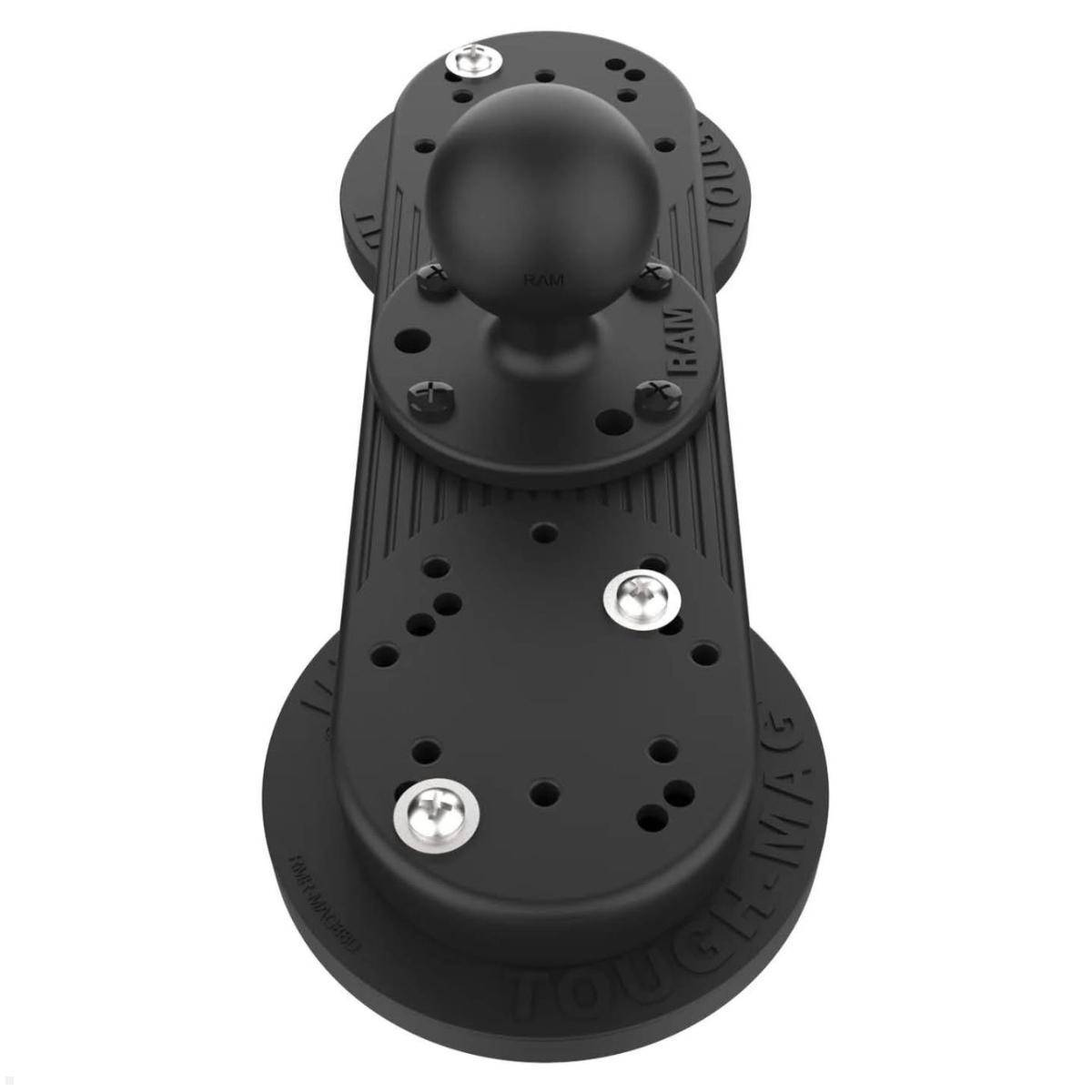 RAM Mounts Tough-Mag Doppelbasis C-Kugel 1,5 Zoll magnetisch (RAM-202-333-MAG88U...