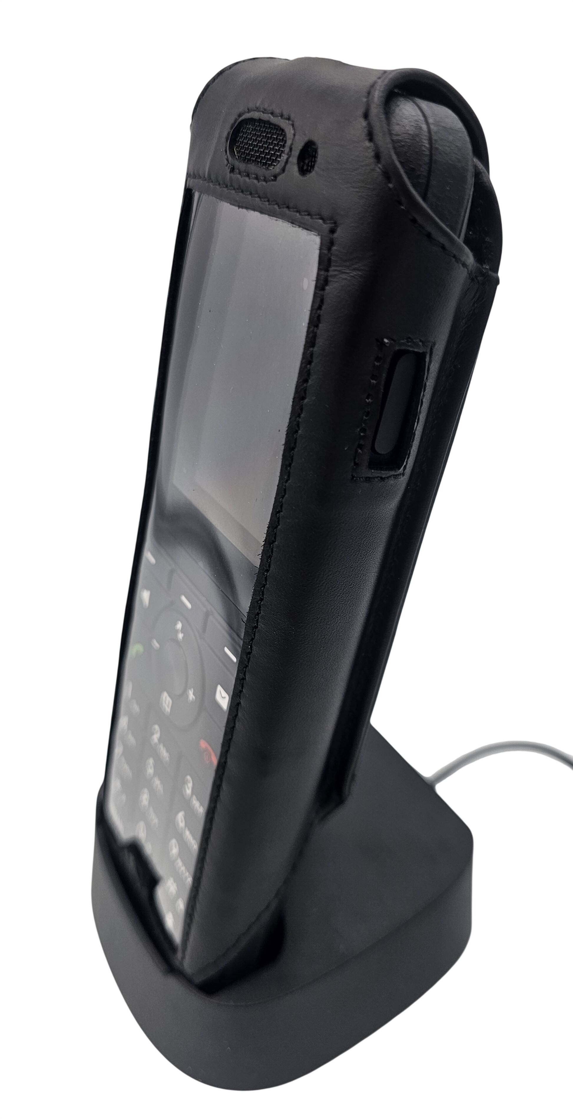 Soryt Ledertasche Yealink W59R Pro Dect mit Stahlclip