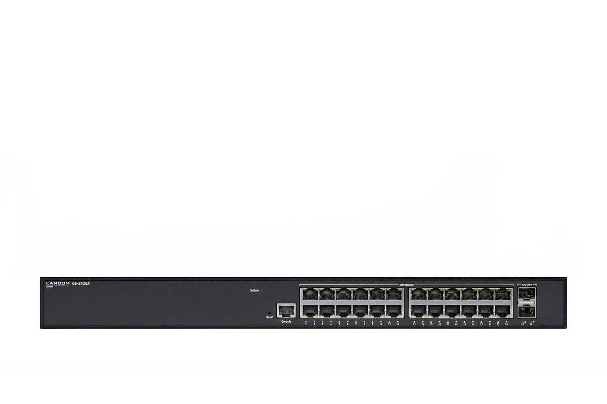 LANCOM GS-3126X L3-Lite Switch 24x 1G RJ45/2x 10G SFP+