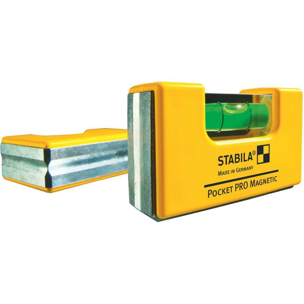 Mini-Wasserwaage Pocket ProMagnetic - Länge 7 cm - STABILA