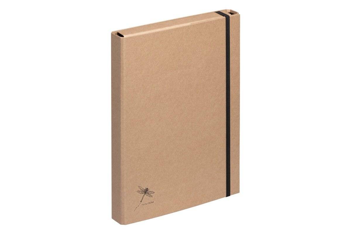 Pagna PAGNA Sammelbox A4 Pur Gummizugverschluss natur