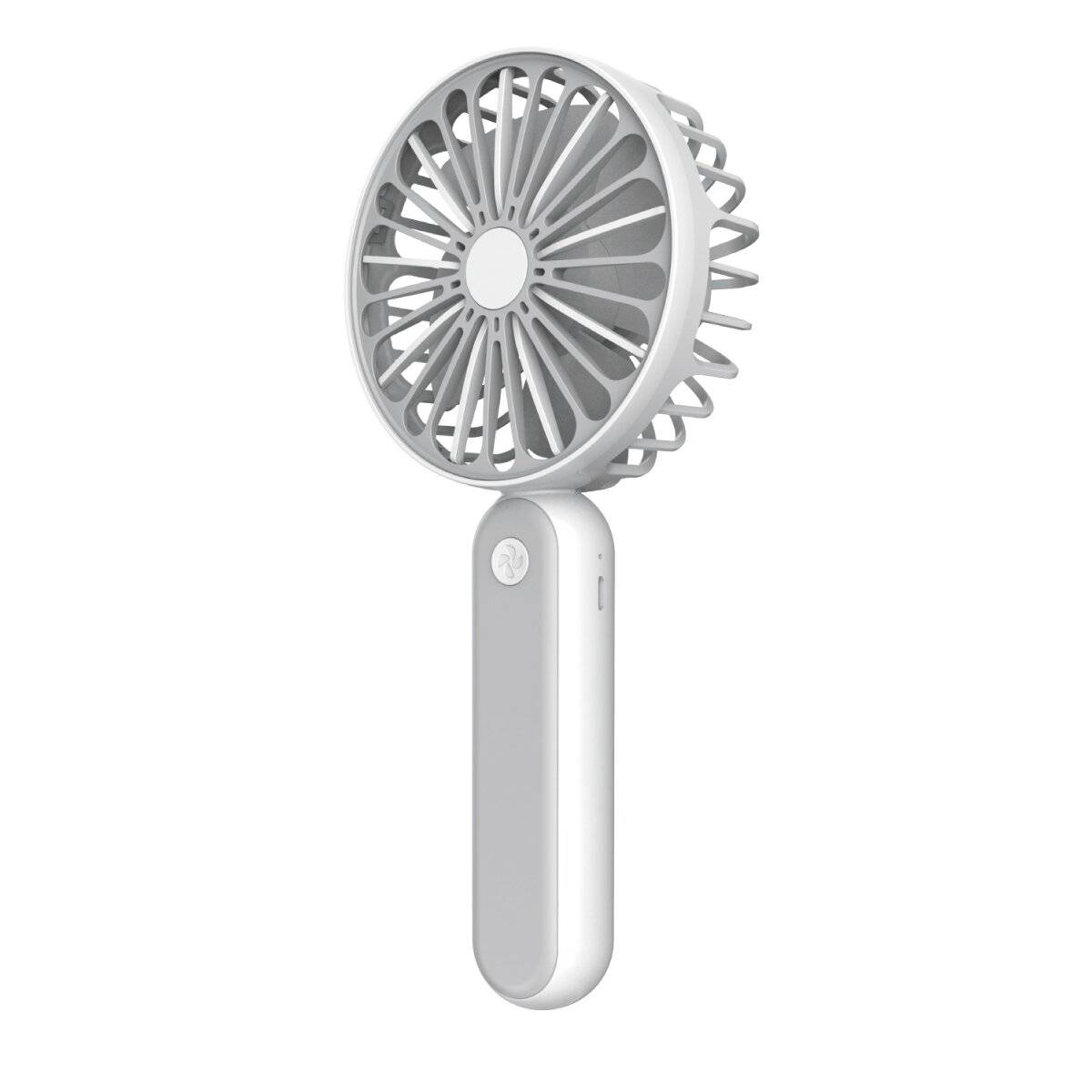 Platinet Akku Tischventilator 1200 mAh 3W 3 Stufen Weiß Grau