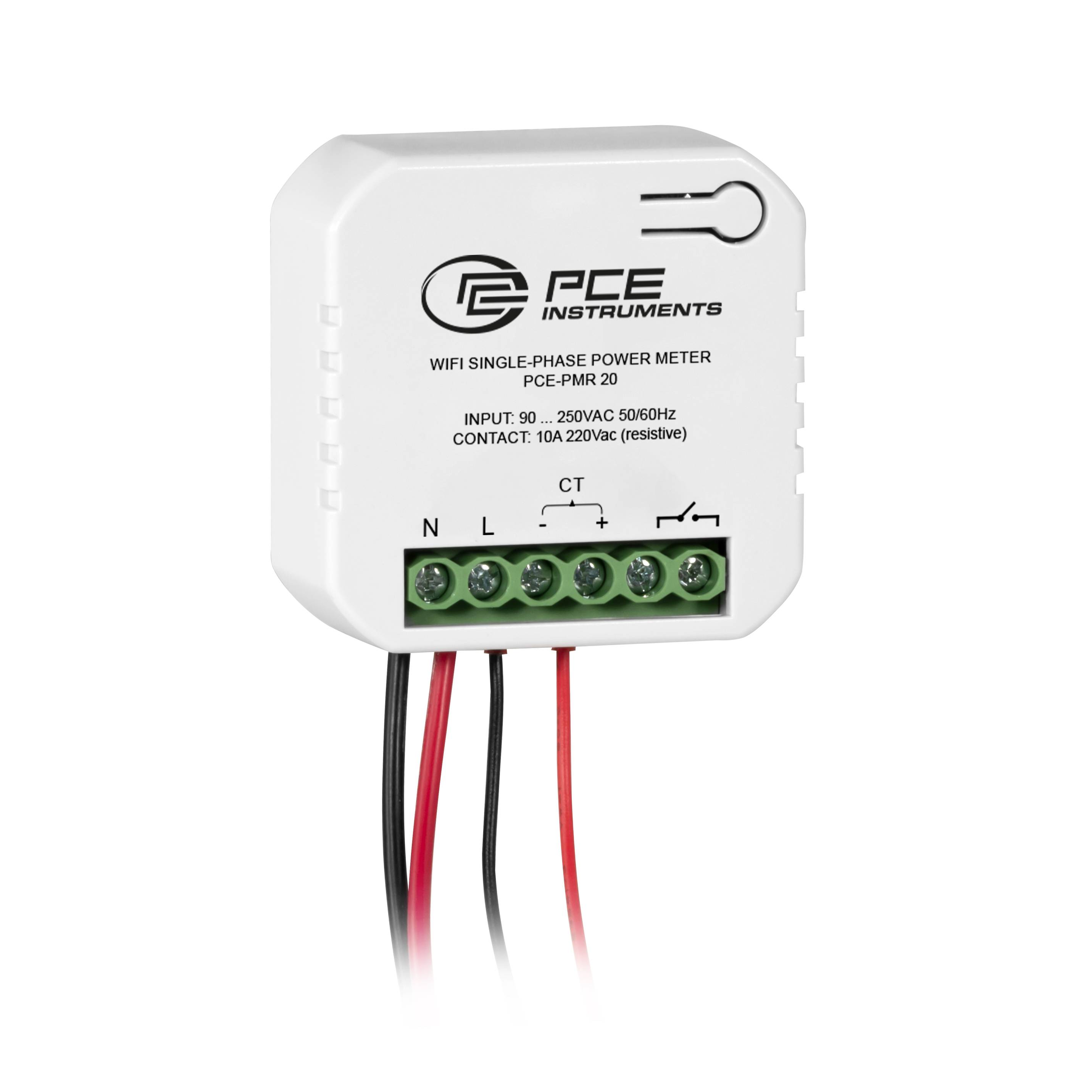 PCE Instruments PCE-PMR 80 |Wechselstrom AC 0 … 80 A |Auflösung 0,001 A |Schaltausgang 10 A / 220 V AC |App-Steuerung