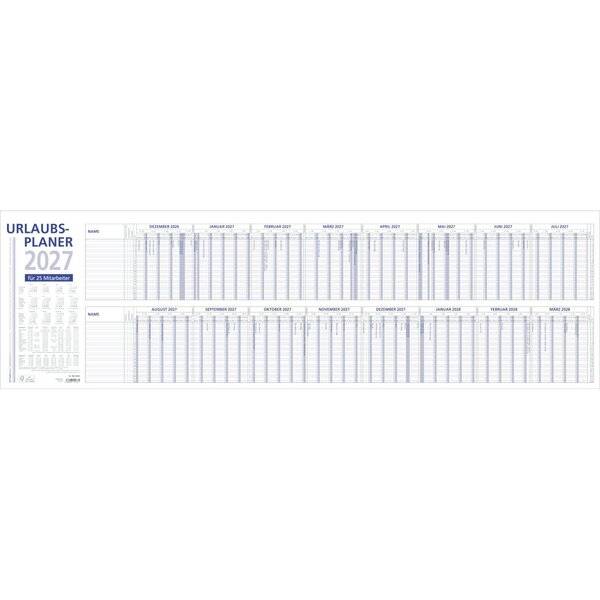 Urlaubsplaner 992 100x29,7cm 16 Monate 2027