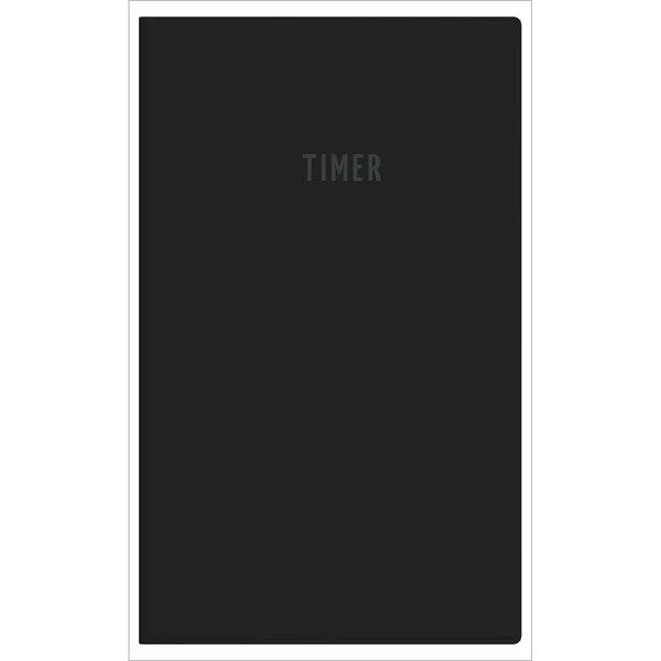 Taschenplaner 540 9,5x16cm 1 Woche/1 Seite schwarz 2027