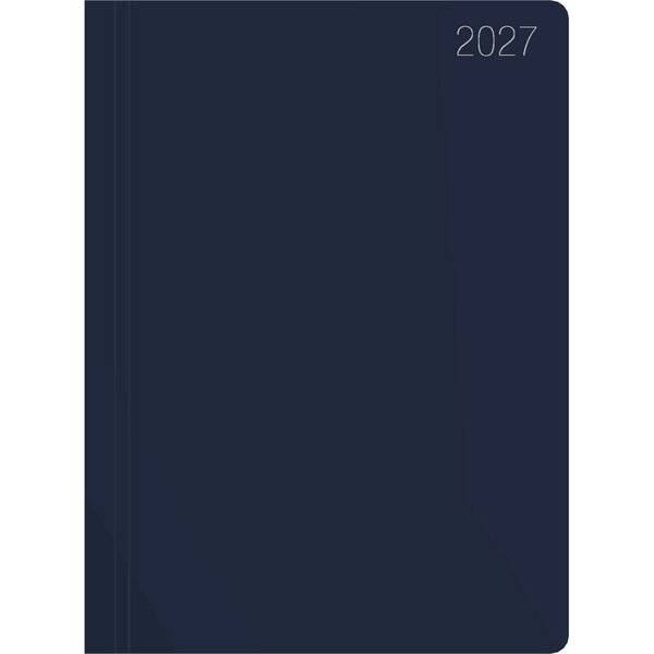 Taschenkalender 640 10,2x14,2cm 1 Woche/2 Seiten blau 2027