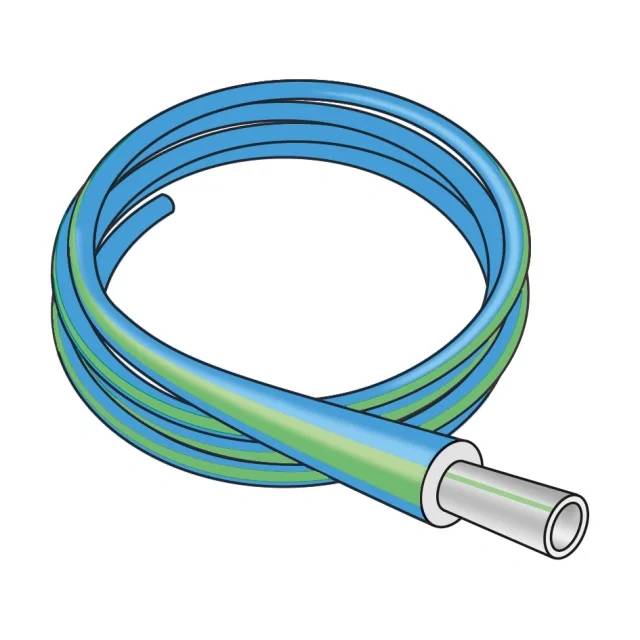 KE Kelit Edelstahlwellrohr, Ø16mm, 2,0mm Wandstärke, Edelstahl, mit 4mm Dämmung, Bund mit 1m, 1 Stk.