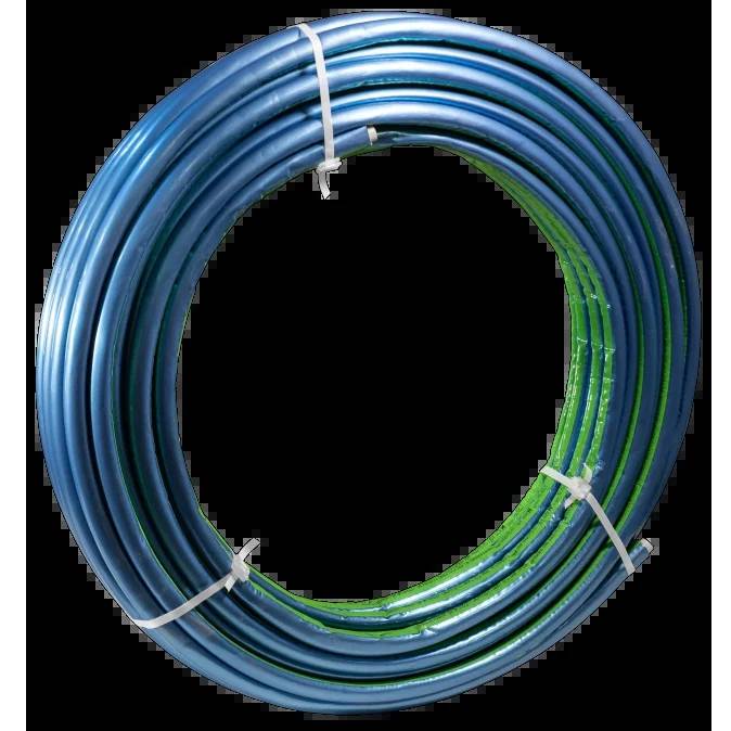 KE Kelit Edelstahlwellrohr, Ø20mm, 2,25mm Wandstärke, Edelstahl, mit 4mm Dämmung, Bund mit 50m, 1 Stk.