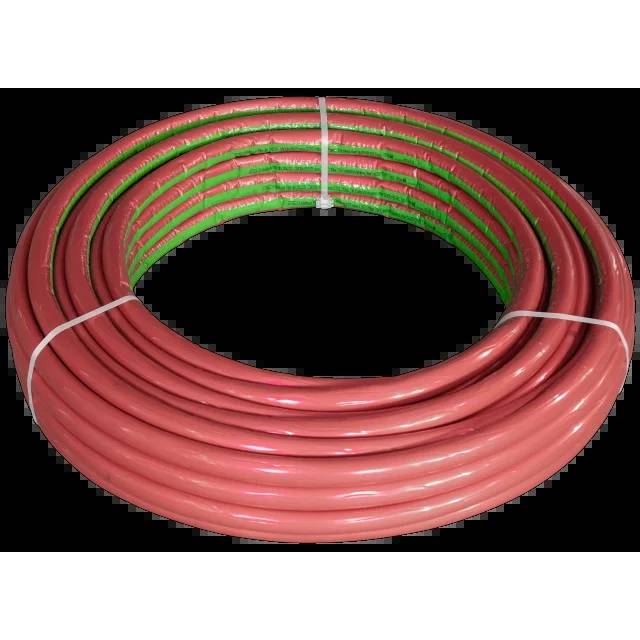 KE Kelit Edelstahl-Verbundrohr, Ø20mm, 2,25mm Wandstärke, Edelstahl/PE-RT, 9mm Dämmung, Bund mit 50m, 1 Stk.