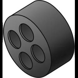KE Kelit Schutzkappe PEX67WP, für PEX04 Rohre 2x50 + 2xE32, Mantelrohr Ø160mm, 1 Stk.