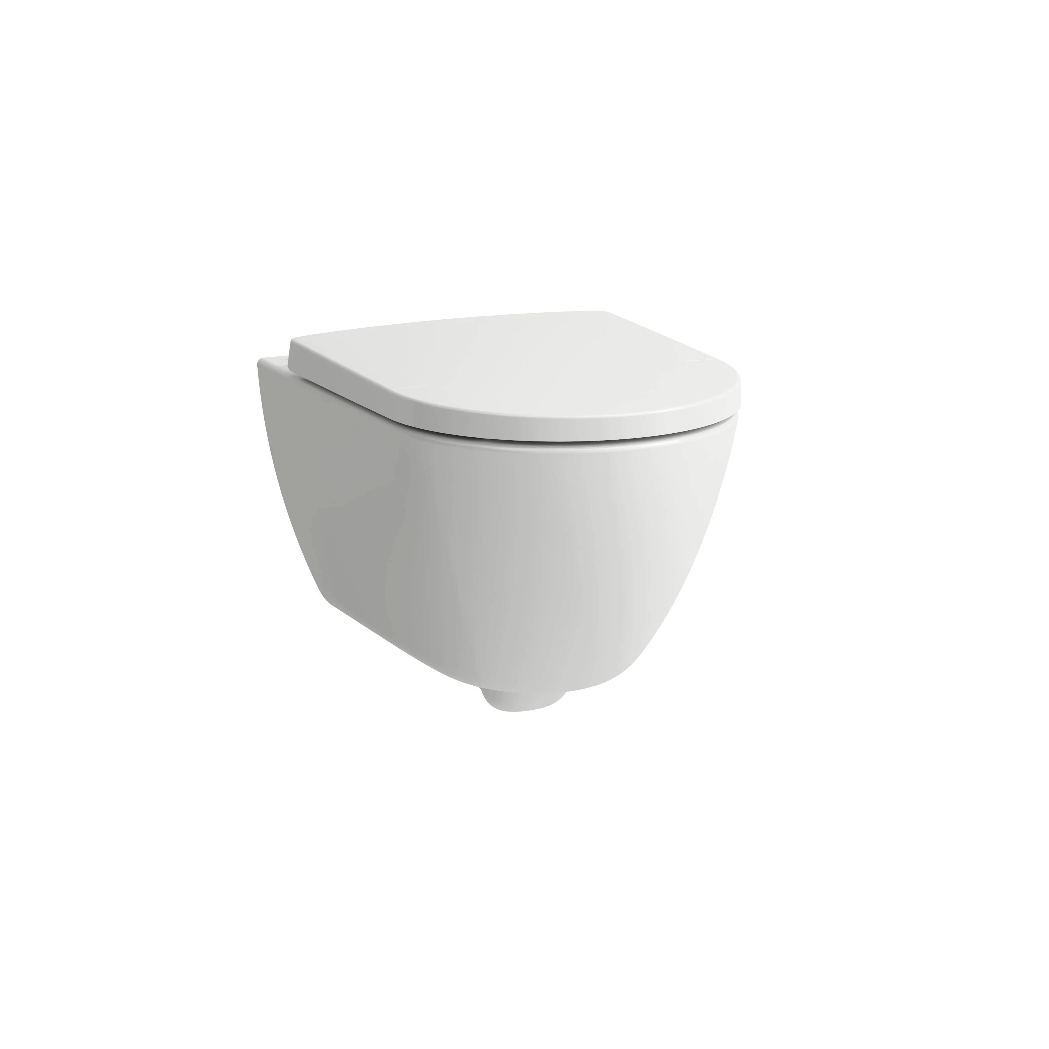 Laufen Wand-WC-Komplettset PRO X H866860, spülrandlos, SoftClose WC-Sitz, Weiß, 1 Stk.