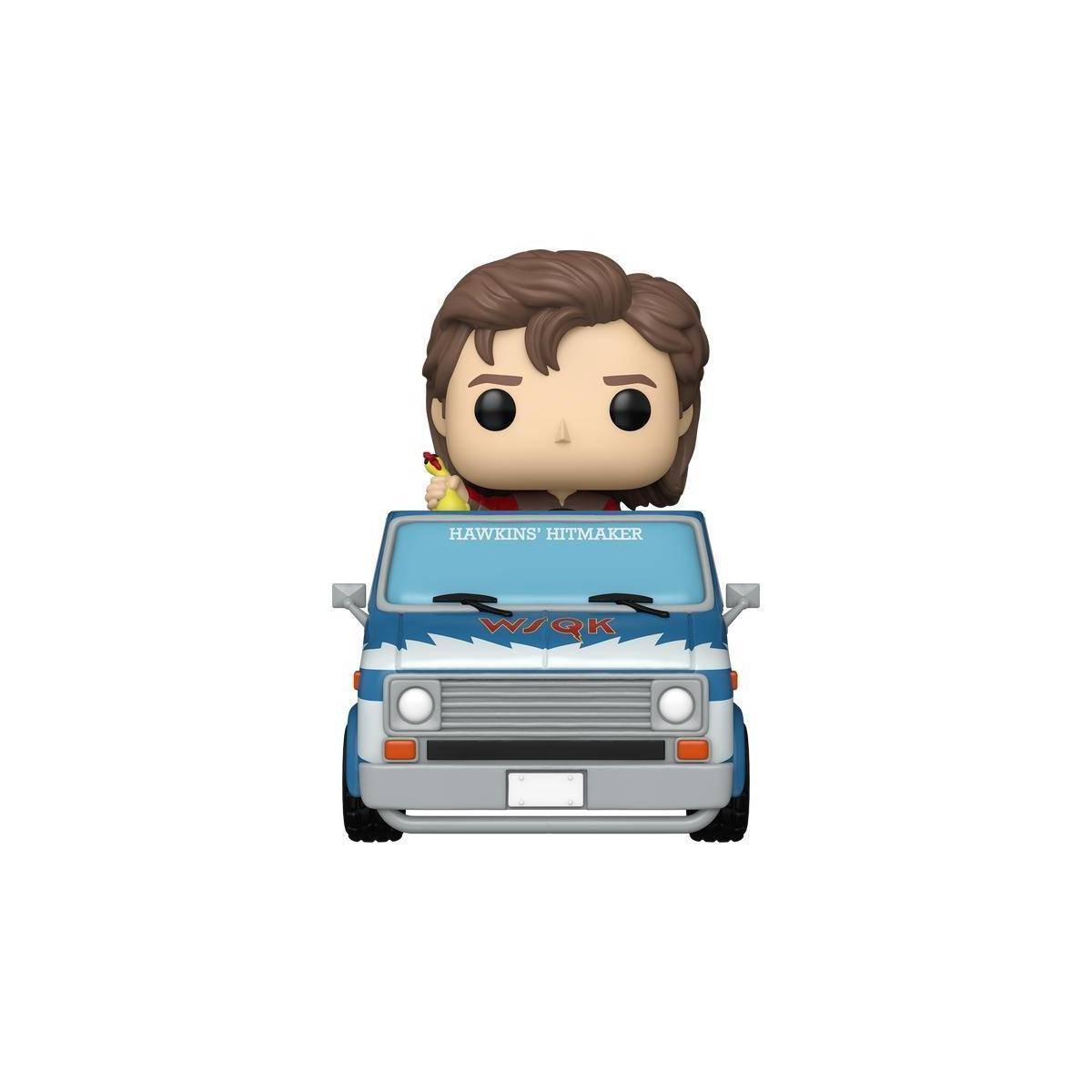 FK88958 - Stranger Things POP! Rides Deluxe Vinyl Figur Steve mit dem Squawk Van Exklusiv