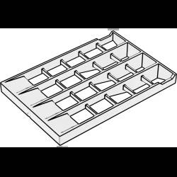 KE Kelit Heizkörpergitter, COPTIMIZER Gitter L, SET 300m, für Flachheizkörper Typ 22, 1 Stk.