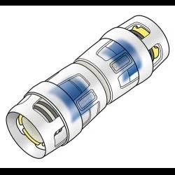 KE Kelit Steck-Kupplung KELOX PROTEC CLIX, 32x32mm, PPSU, mit Einsteckindikator, Packung mit 10 Stk.