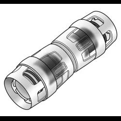 KE Kelit Steck-Kupplung KELOX PROTEC CLIX, 32x32mm, PPSU, mit Einsteckindikator, Packung mit 10 Stk.