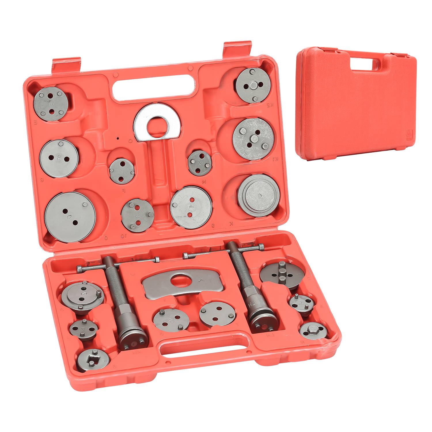 Bremskolbenrücksteller Universal Set für KFZ Auto Bremsen Bremse Kolben Druckluft Ratsche Umschaltbar Audi VW 22tlg