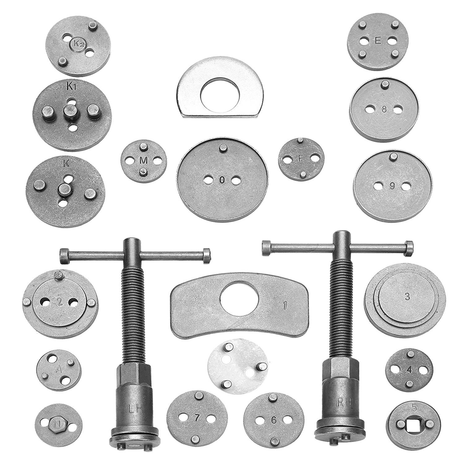 Bremskolbenrücksteller Universal Set für KFZ Auto Bremsen Bremse Kolben Druckluft Ratsche Umschaltbar Audi VW 22tlg