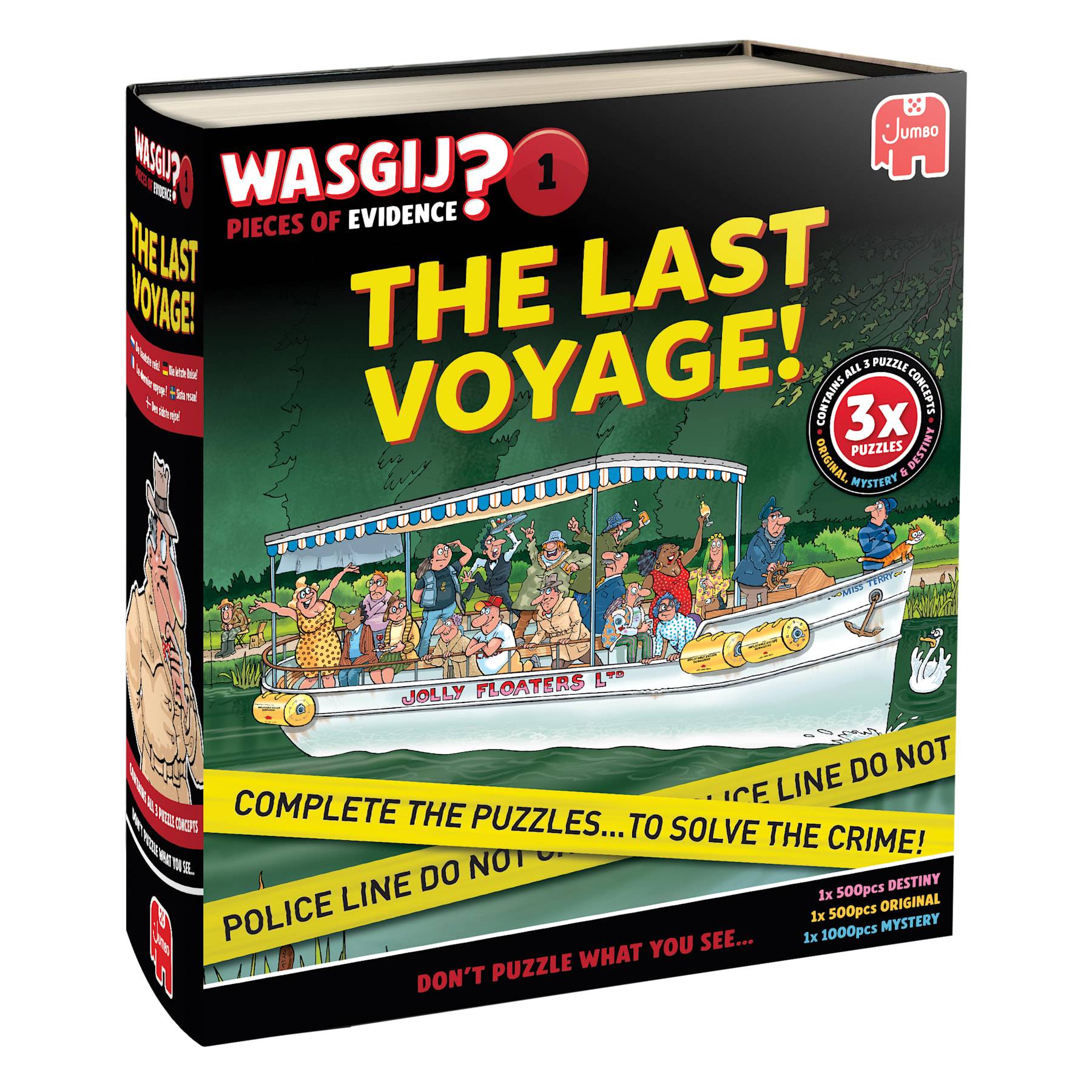 Wasgij Pieces of Evidence 1 - The Last Voyage! 3x Puzzles