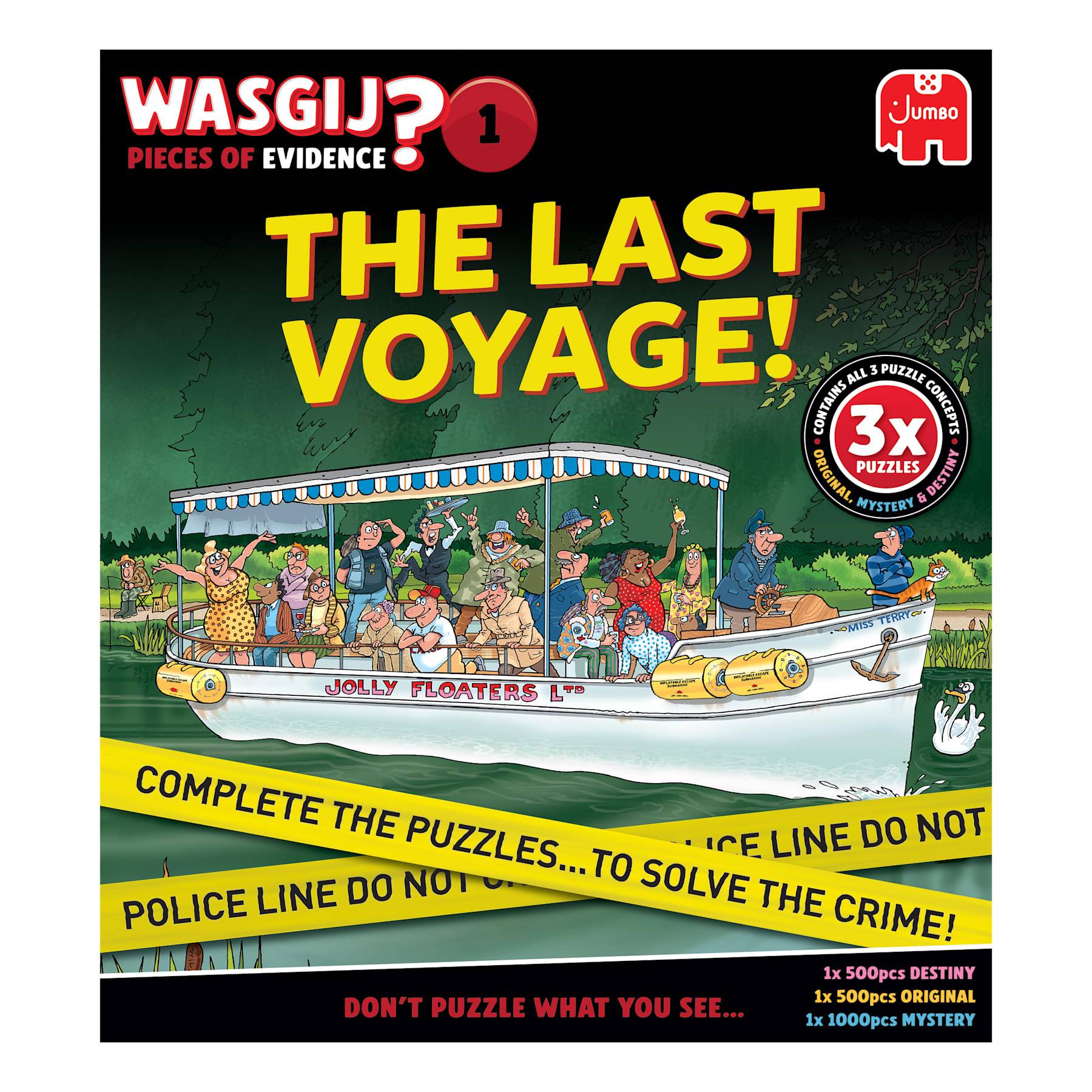 Wasgij Pieces of Evidence 1 - The Last Voyage! 3x Puzzles