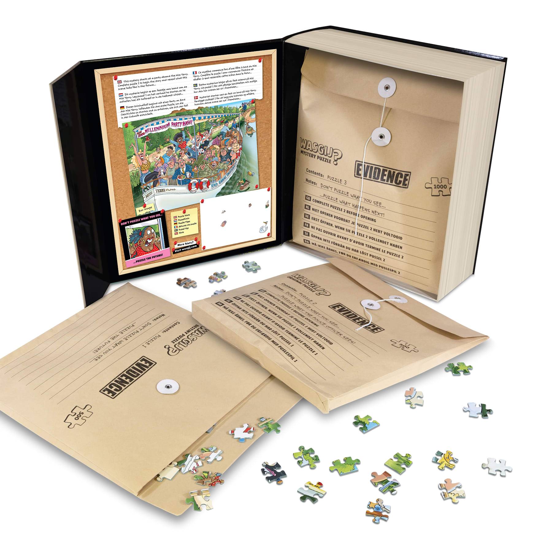 Wasgij Pieces of Evidence 1 - The Last Voyage! 3x Puzzles