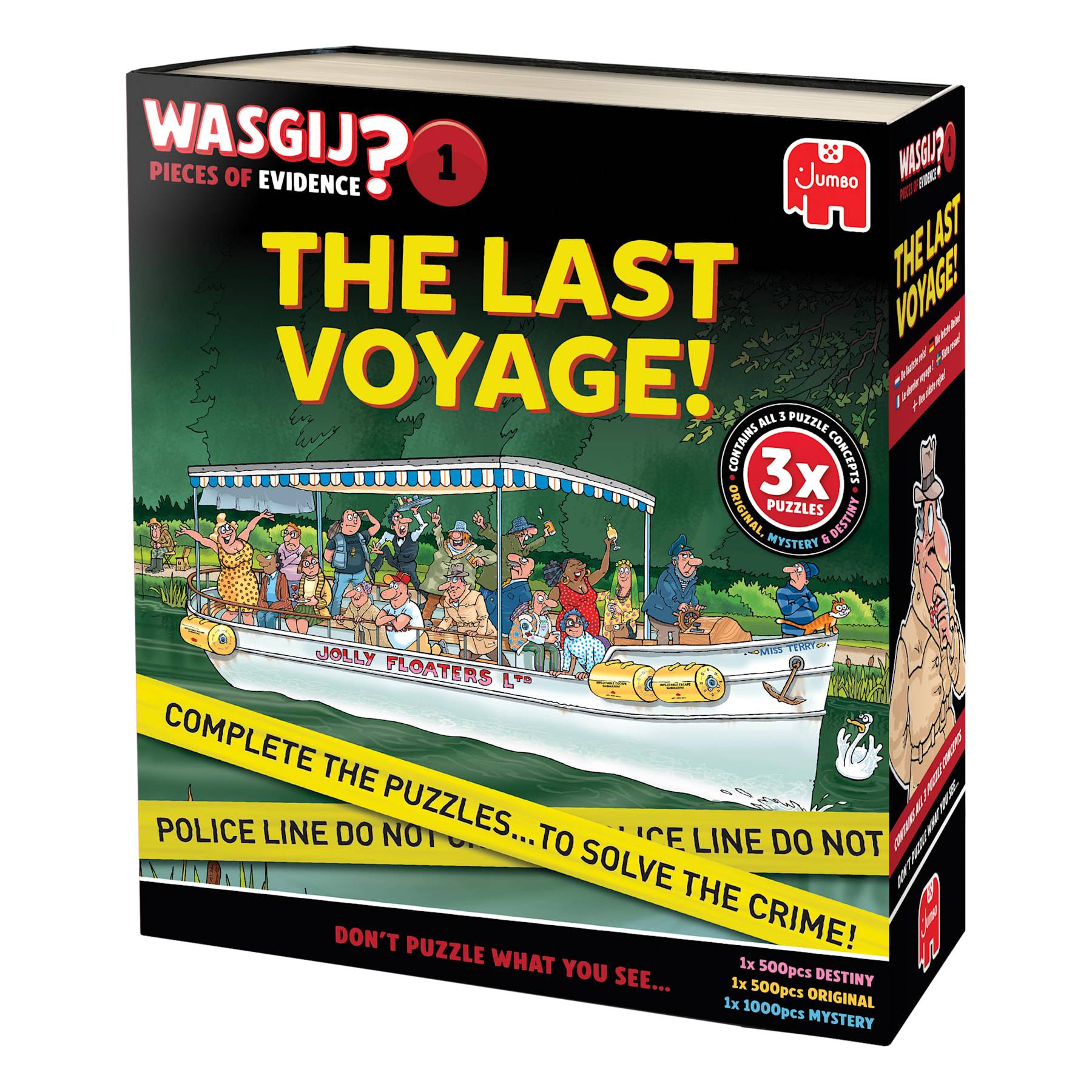 Wasgij Pieces of Evidence 1 - The Last Voyage! 3x Puzzles
