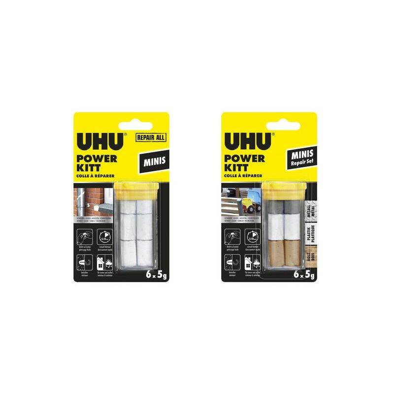 UHU 2-Komponenten-Klebstoff-Knetmasse REPAIR ALL POWERKITT