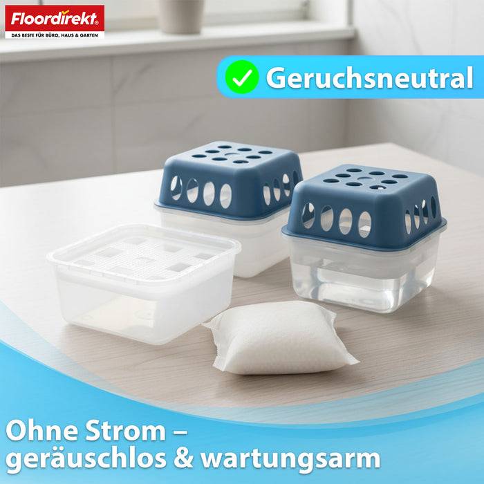 FLOORDIREKT Luftentfeuchter-Nachfüllpack - Nachfüllbeutel für Raumentfeuchter - 12er Set