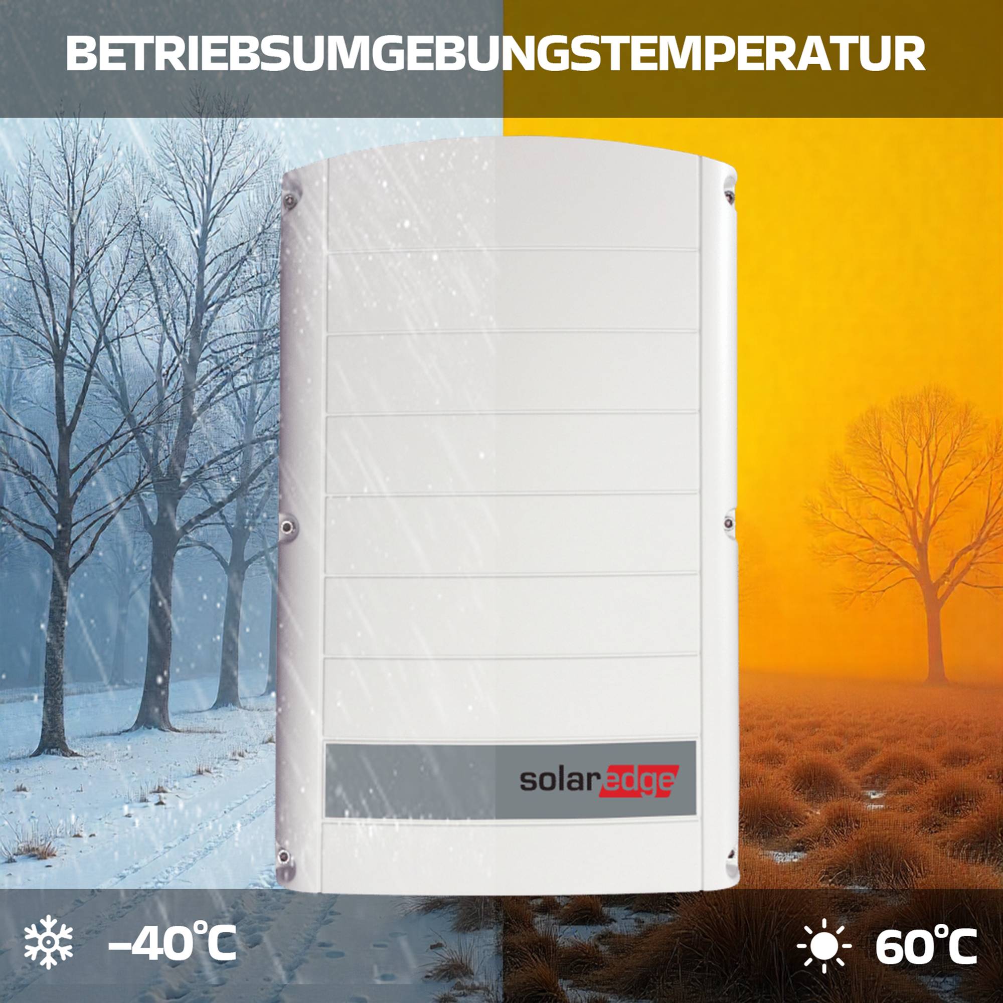 4 kW 8x 500 W Module SolarEdge SE4K 3-phasiger