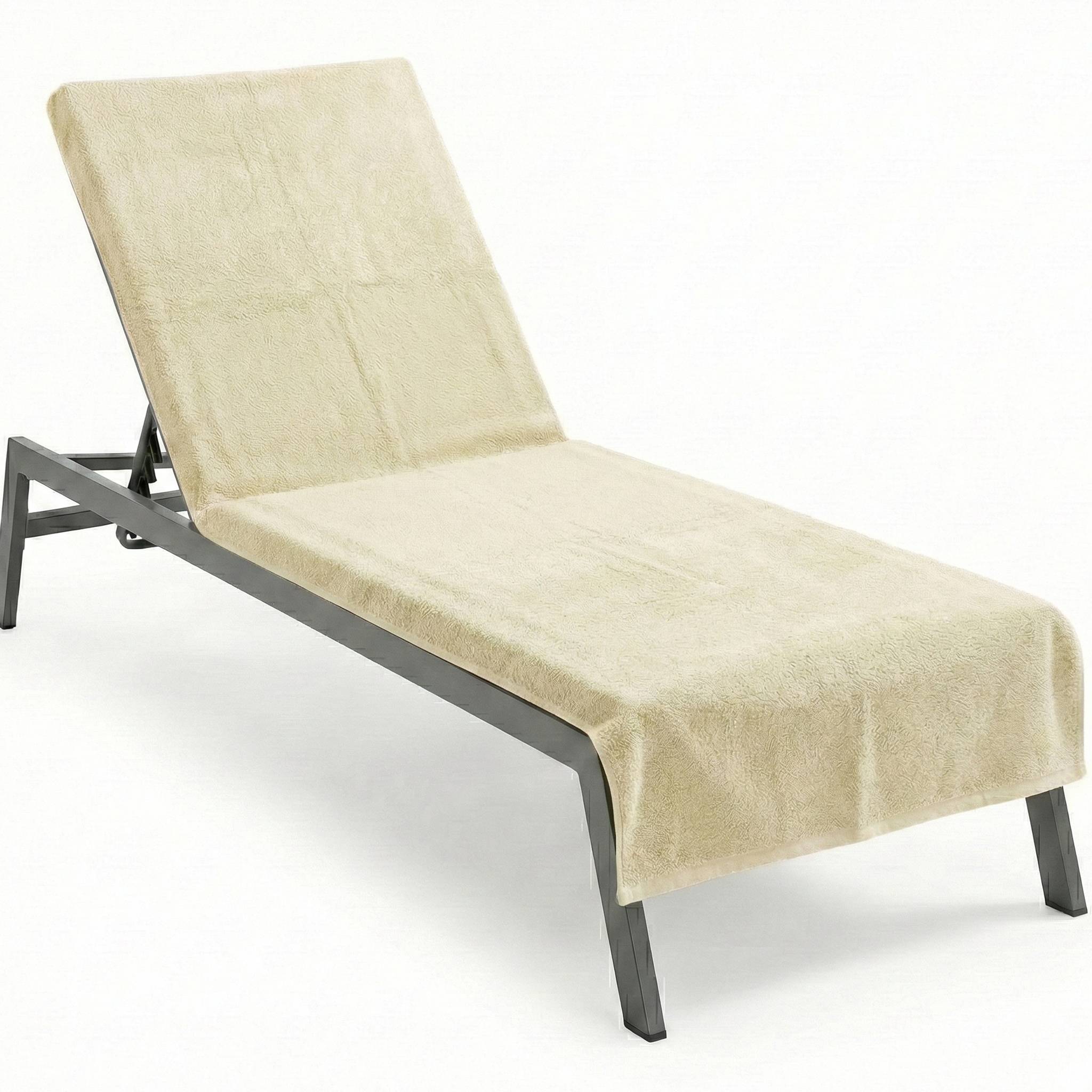 NYVI Frottee Schonbezug für Gartenliege NYVISpa 75x200 cm Beige