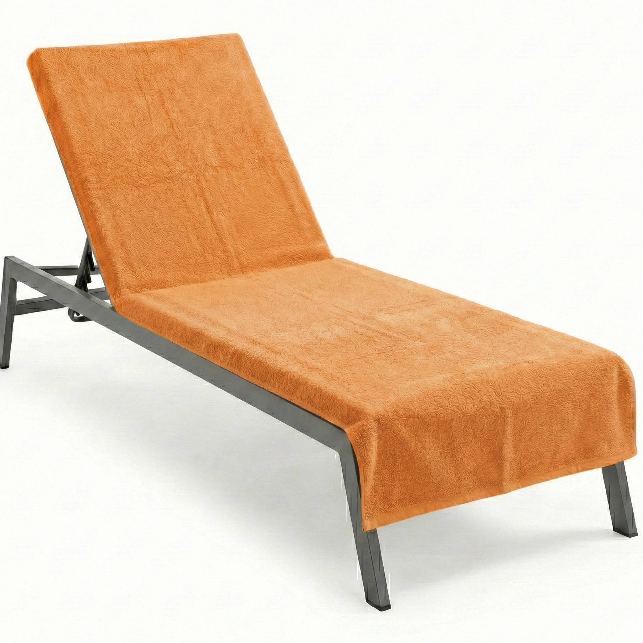 NYVI Frottee Schonbezug für Gartenliege NYVISpa 75x200 cm Orange