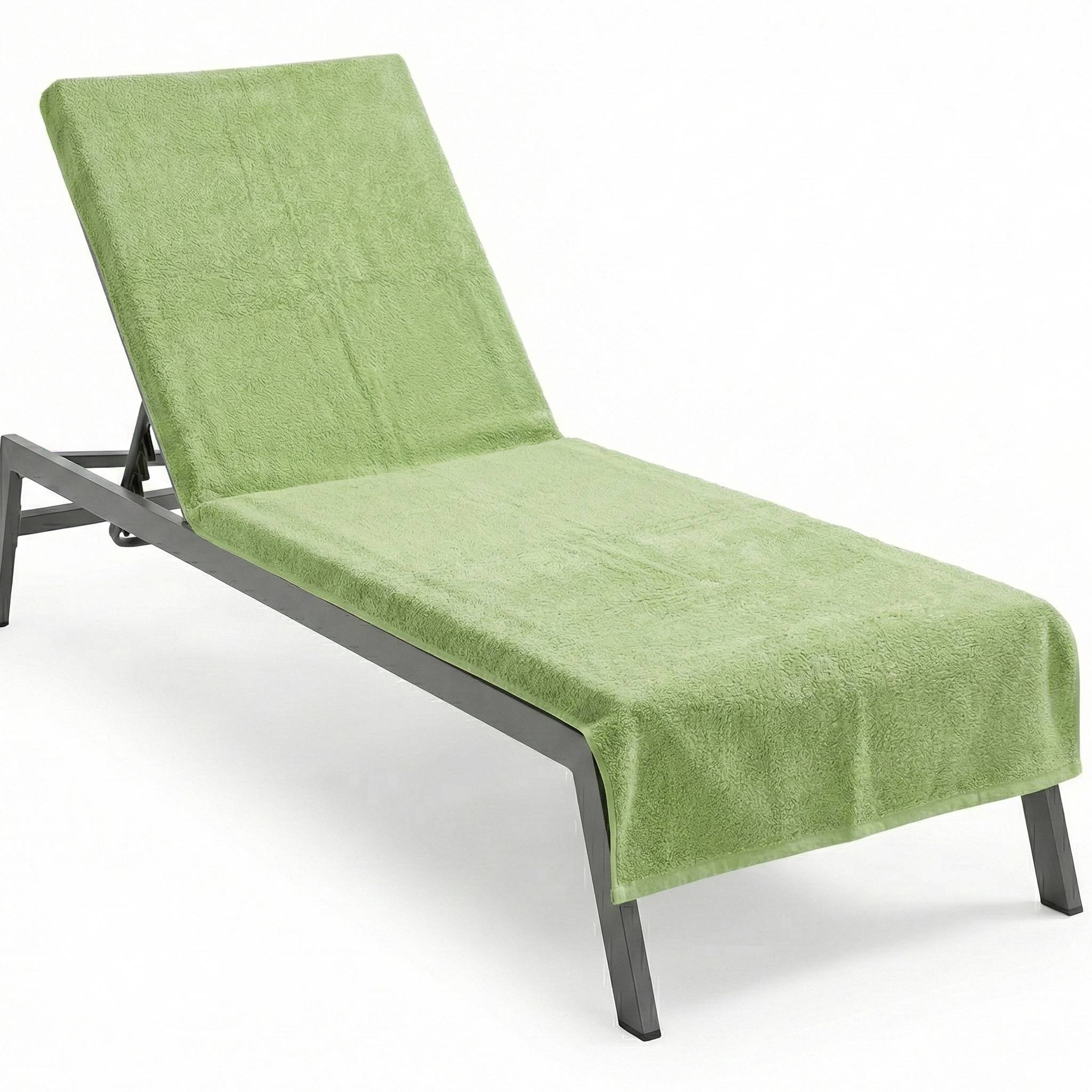 NYVI Frottee Schonbezug für Gartenliege NYVISpa 75x200 cm Grün