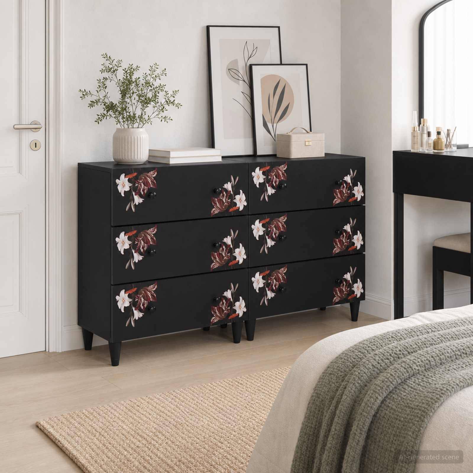 vidaXL Stauraumschränke 2 Stk. 120 x 33 x 75 cm Massivholz Mango