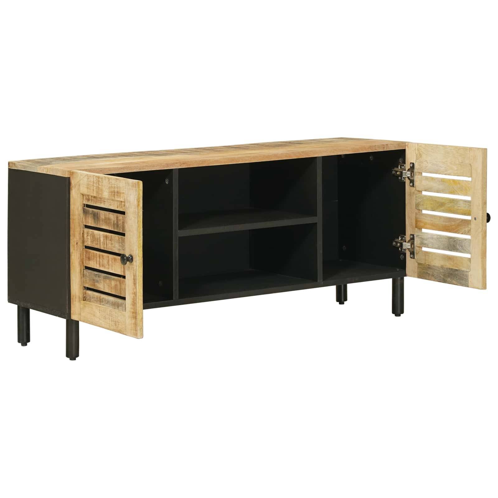 vidaXL Stauraumschränke Natur 105 x 33 x 46 cm Massivholz Mango