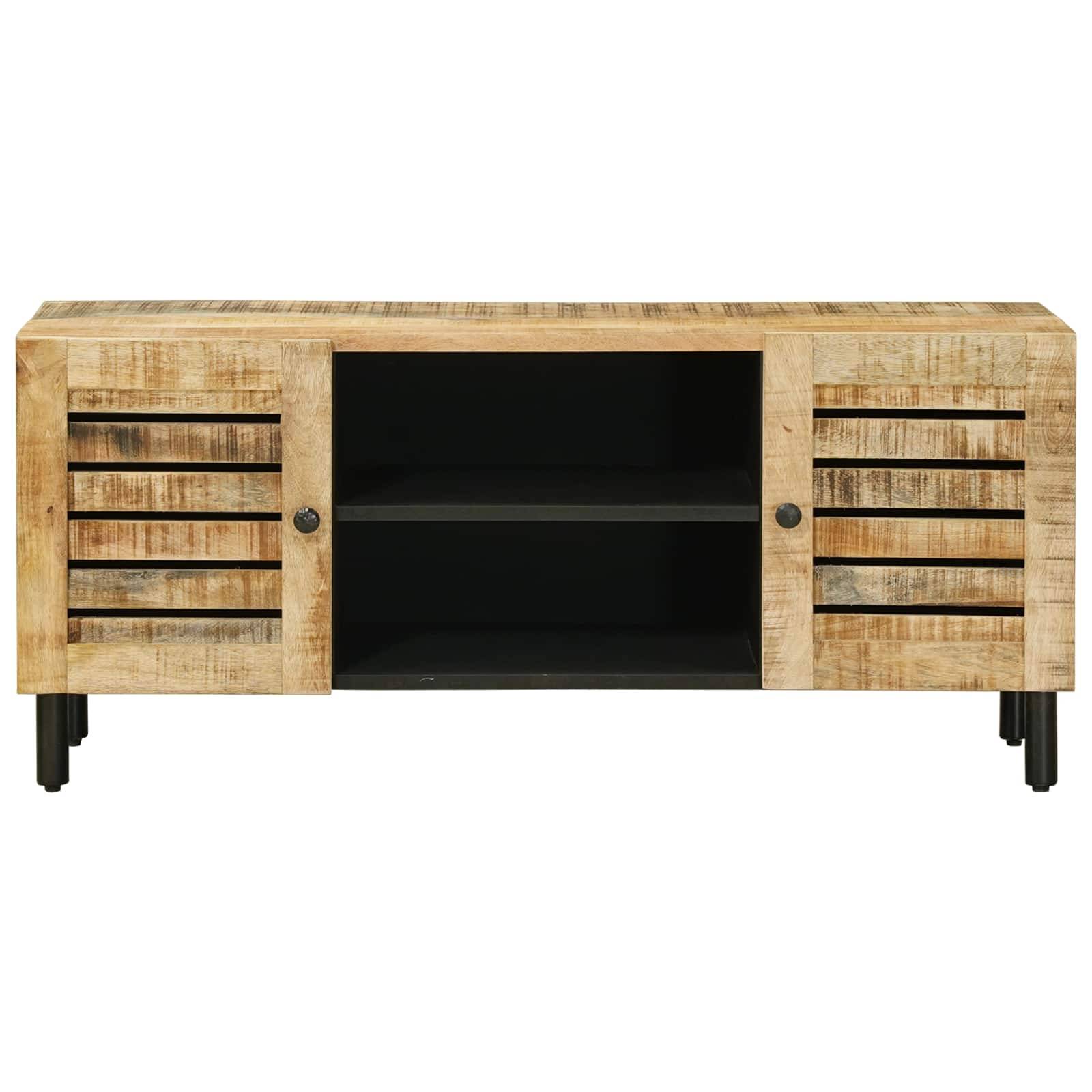 vidaXL Stauraumschränke Natur 105 x 33 x 46 cm Massivholz Mango