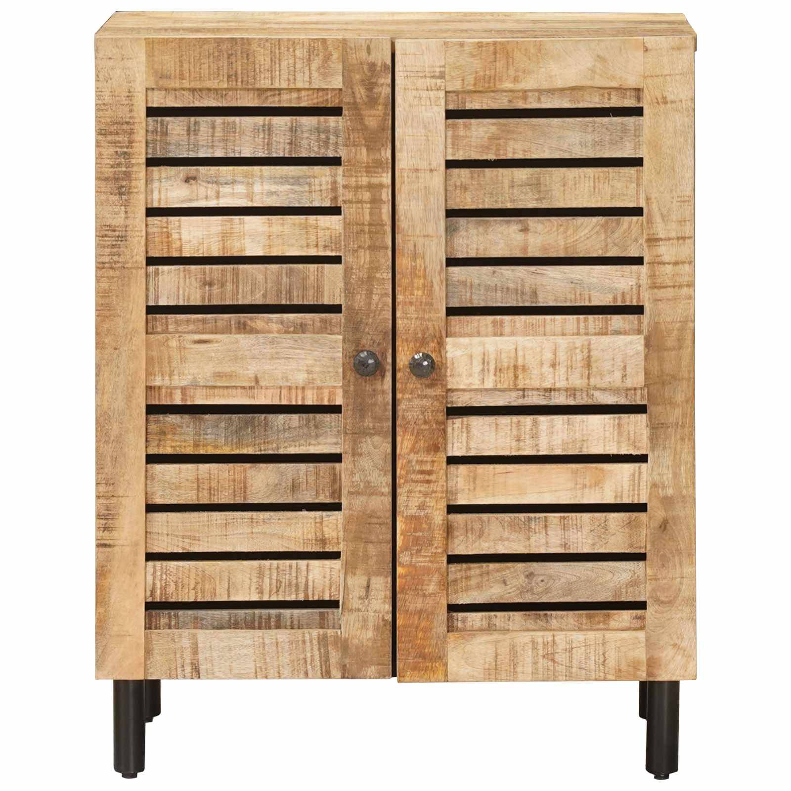 vidaXL Stauraumschränke 60 x 33 x 75 cm Massivholz Mango Natur