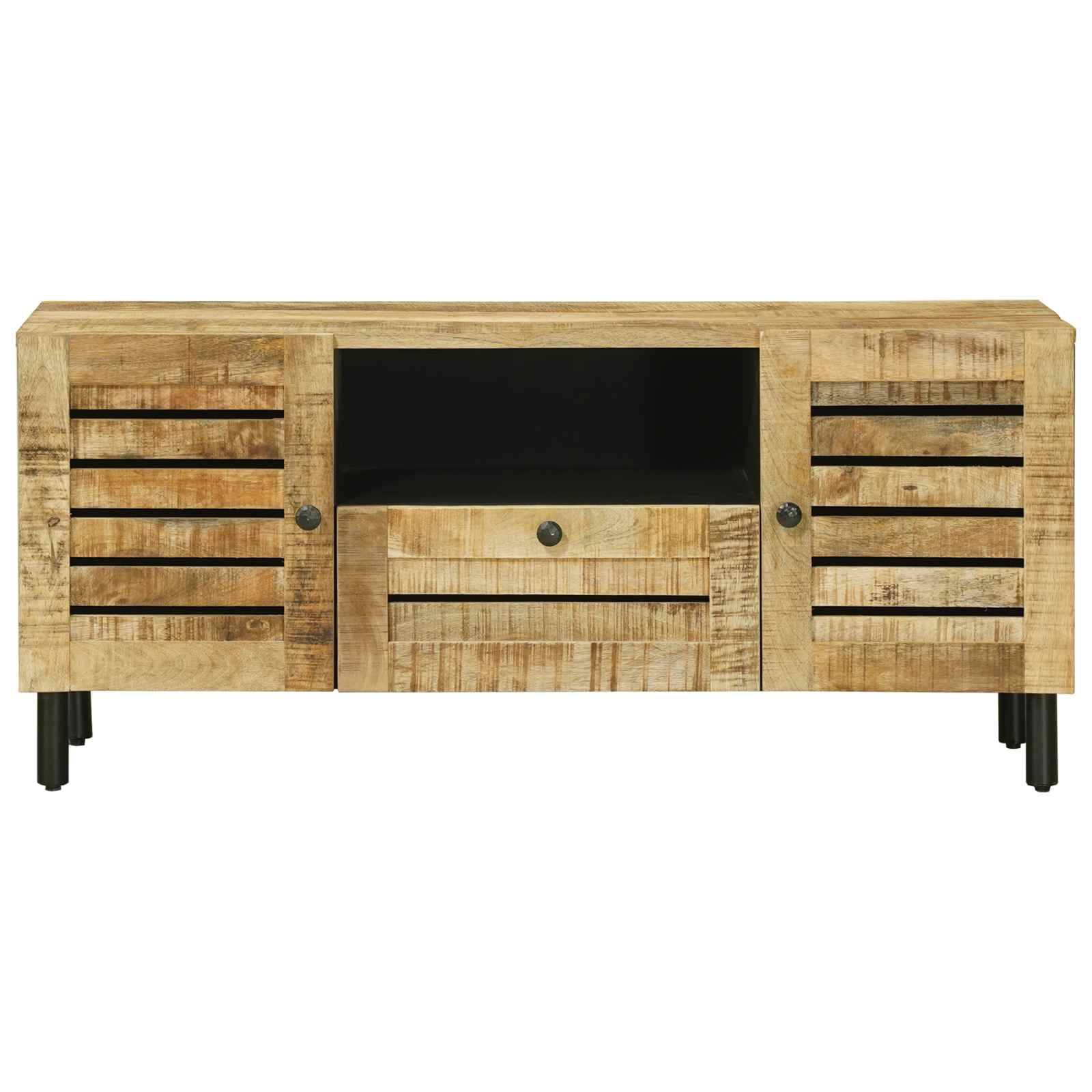 vidaXL Stauraumschränke Natur 105 x 33 x 46 cm Massivholz Mango