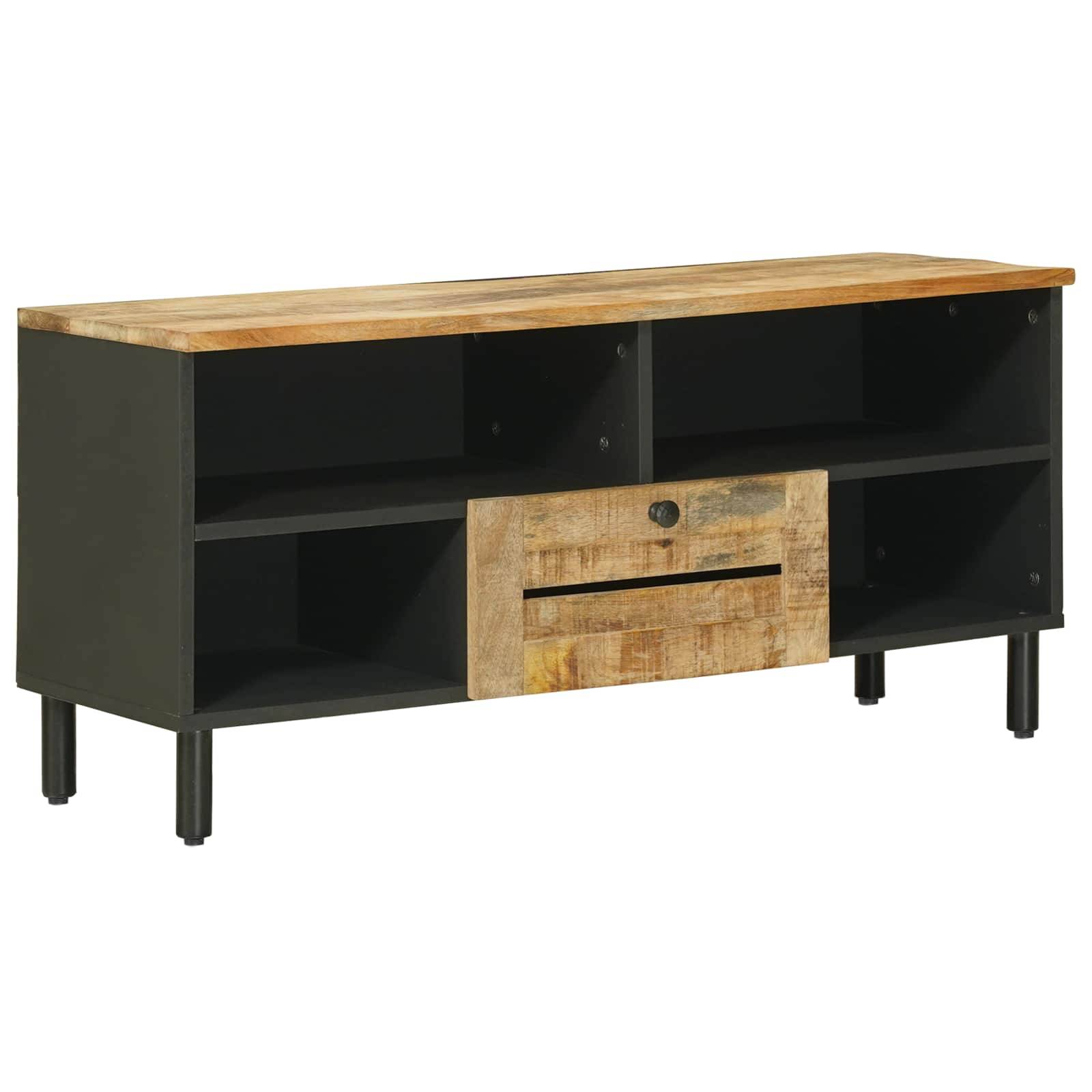 vidaXL Stauraumschränke Natur 100 x 33 x 46 cm Massivholz Mango