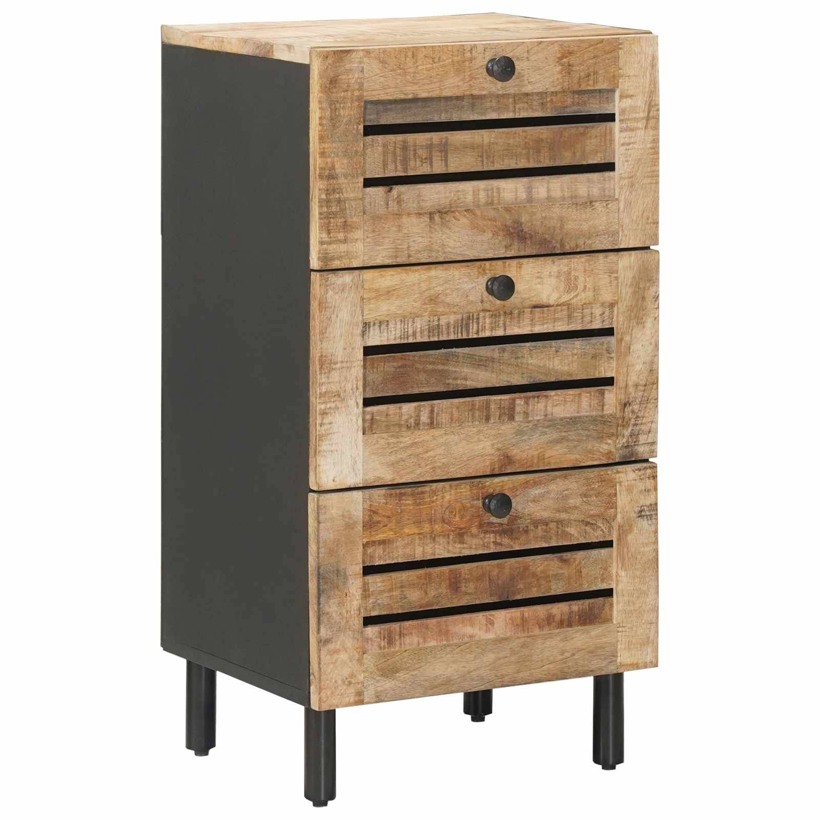 vidaXL Stauraumschränke Natur 40 x 33 x 75 cm Massivholz Mango