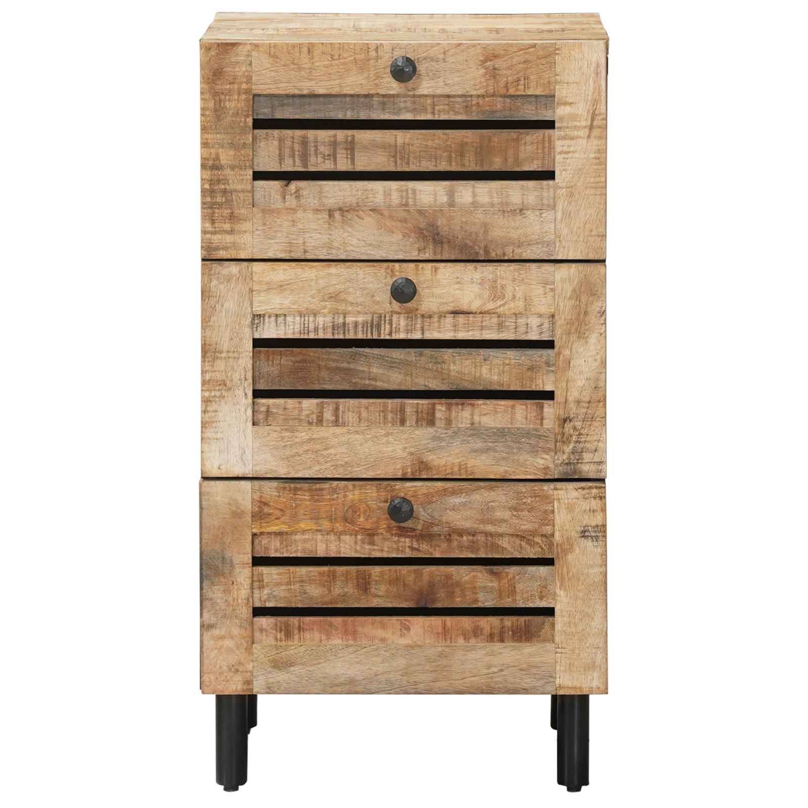 vidaXL Stauraumschränke Natur 40 x 33 x 75 cm Massivholz Mango