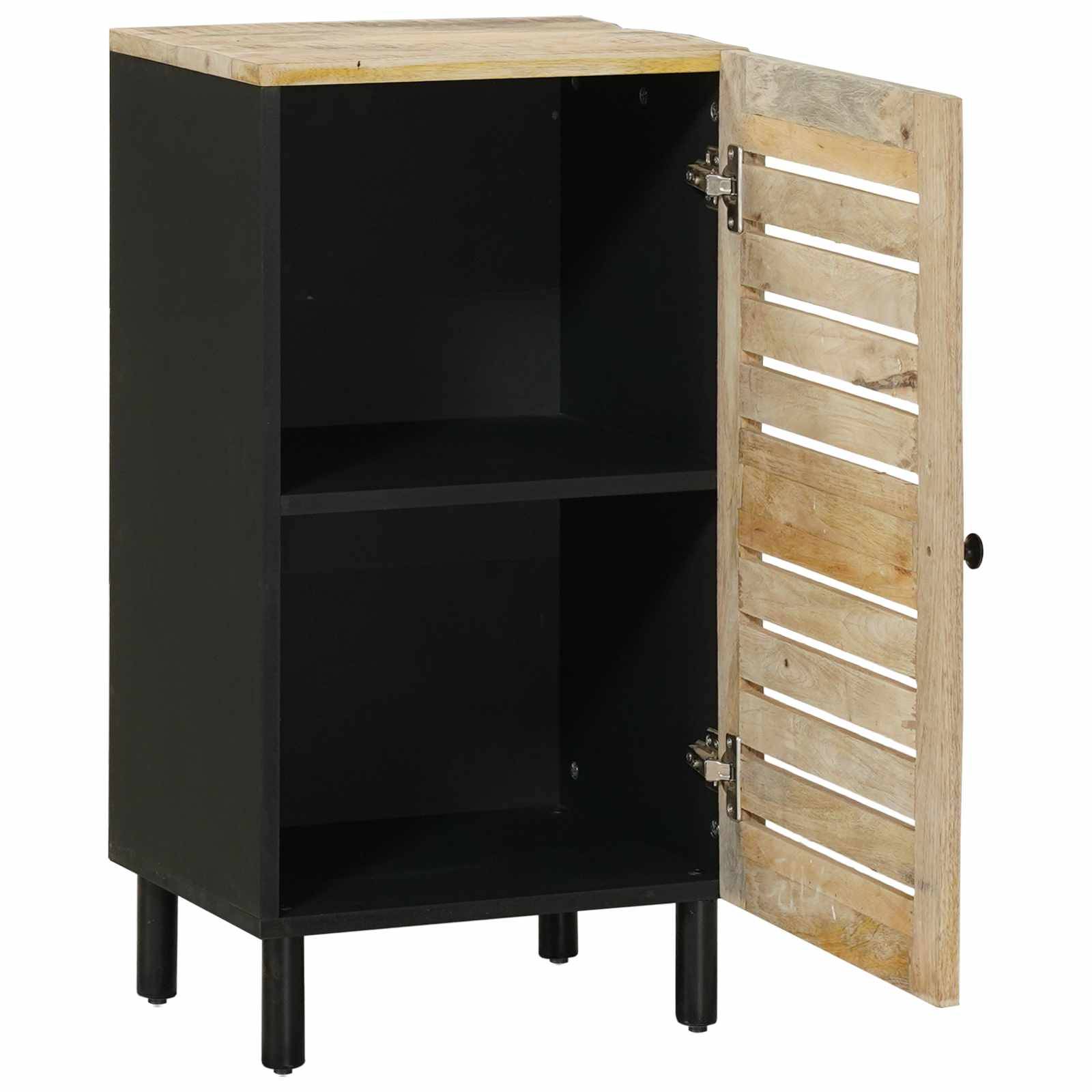 vidaXL Aufbewahrungsschrank Natur 40 x 33 x 75 cm Massivholz Mango