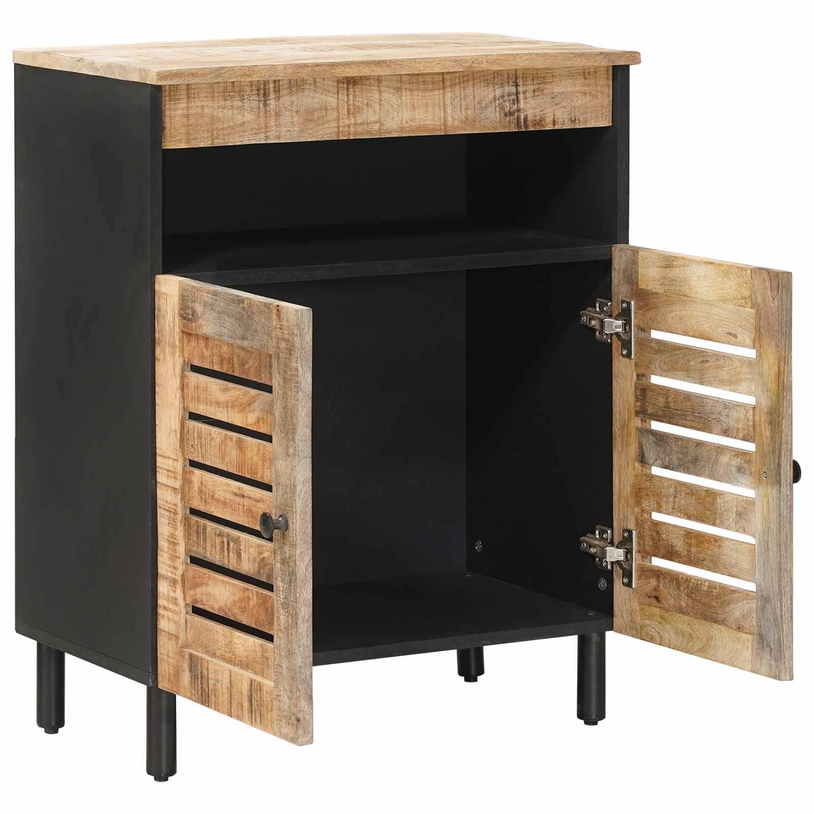 vidaXL Stauraumschränke Natur 60 x 33 x 75 cm Massivholz Mango