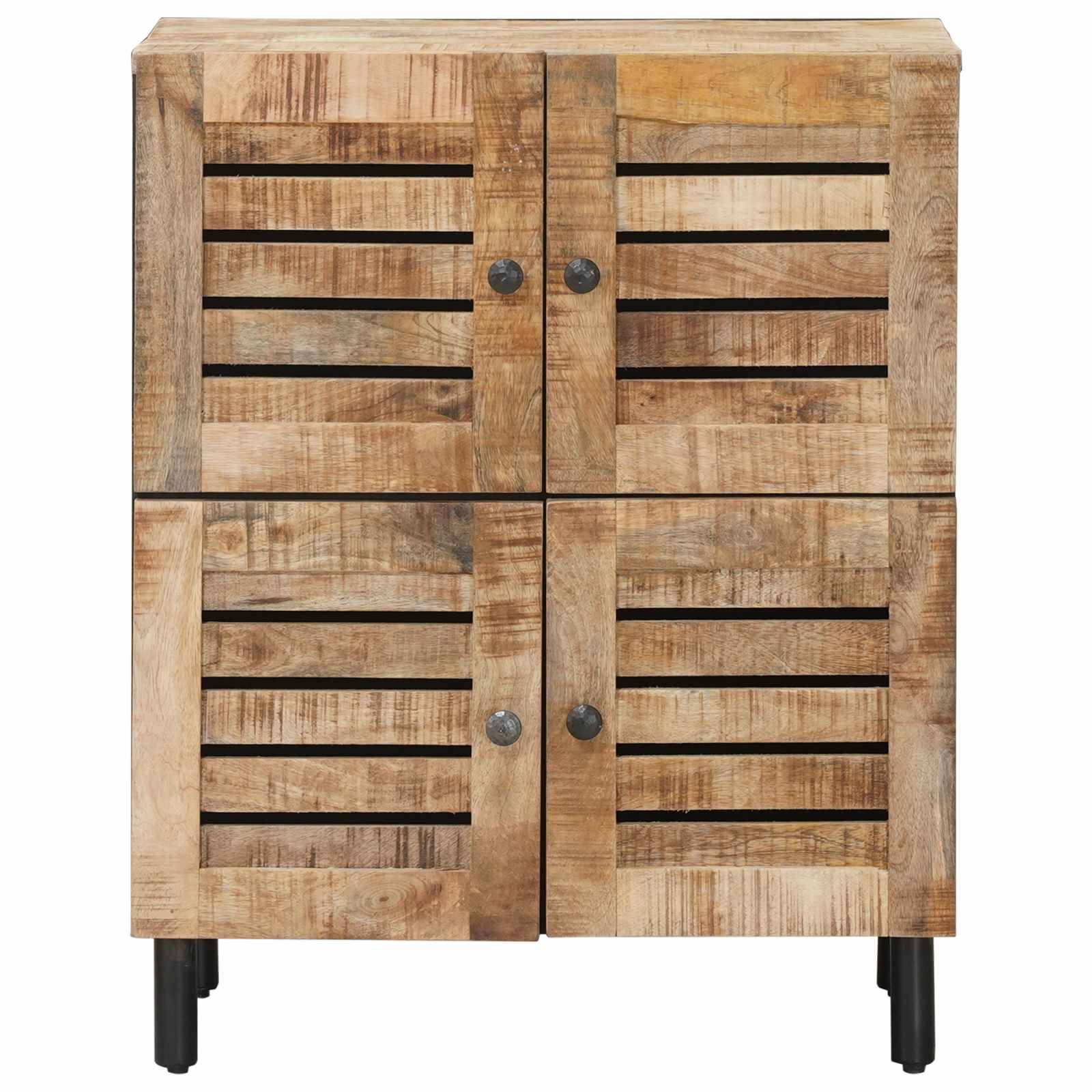 vidaXL Stauraumschränke Natur 60 x 33 x 75 cm Massivholz Mango