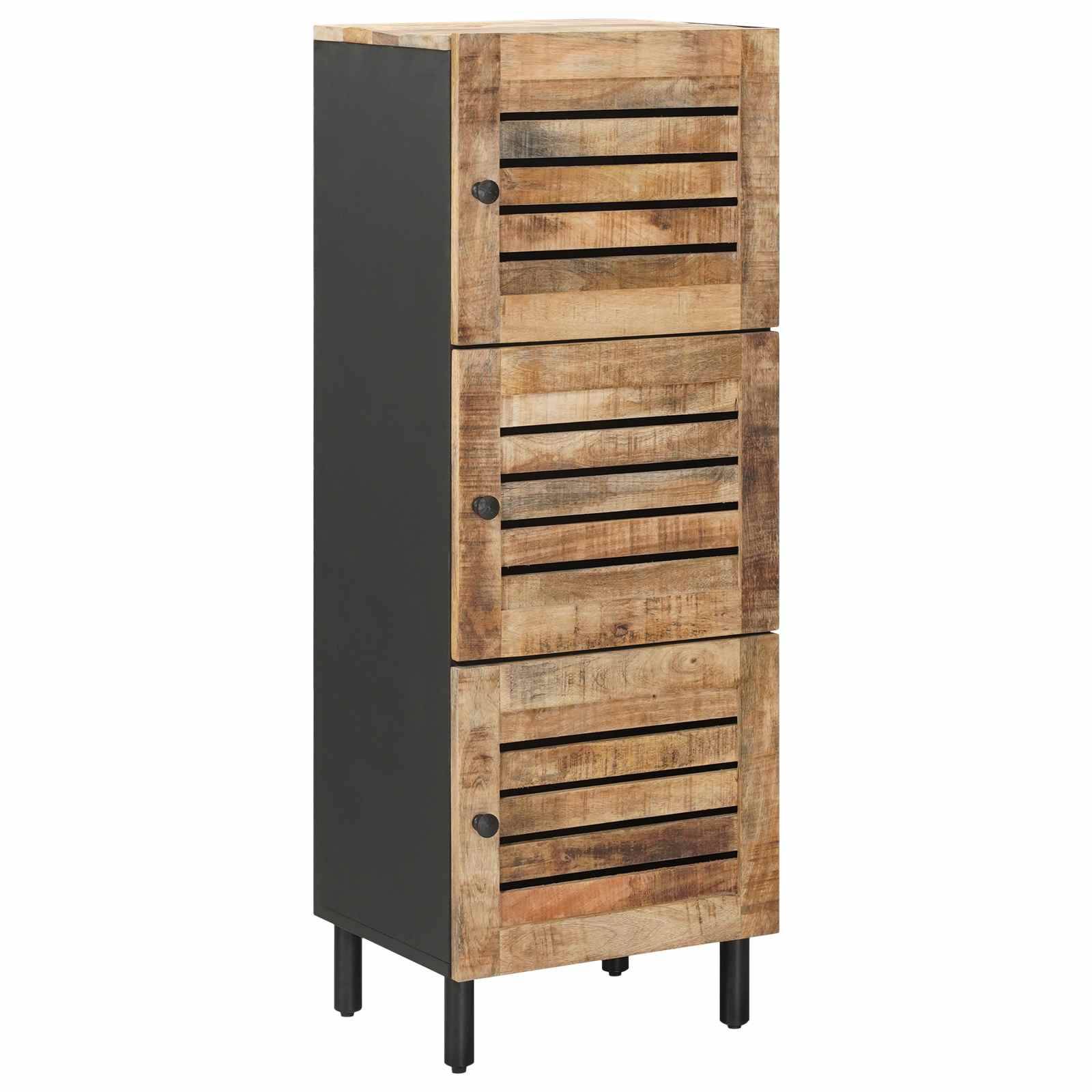 vidaXL Stauraumschränke Natur 40 x 33 x 110 cm Massivholz Mango